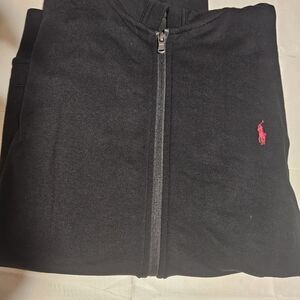 Polo by Ralph Lauren Black Jacket with Red Logo